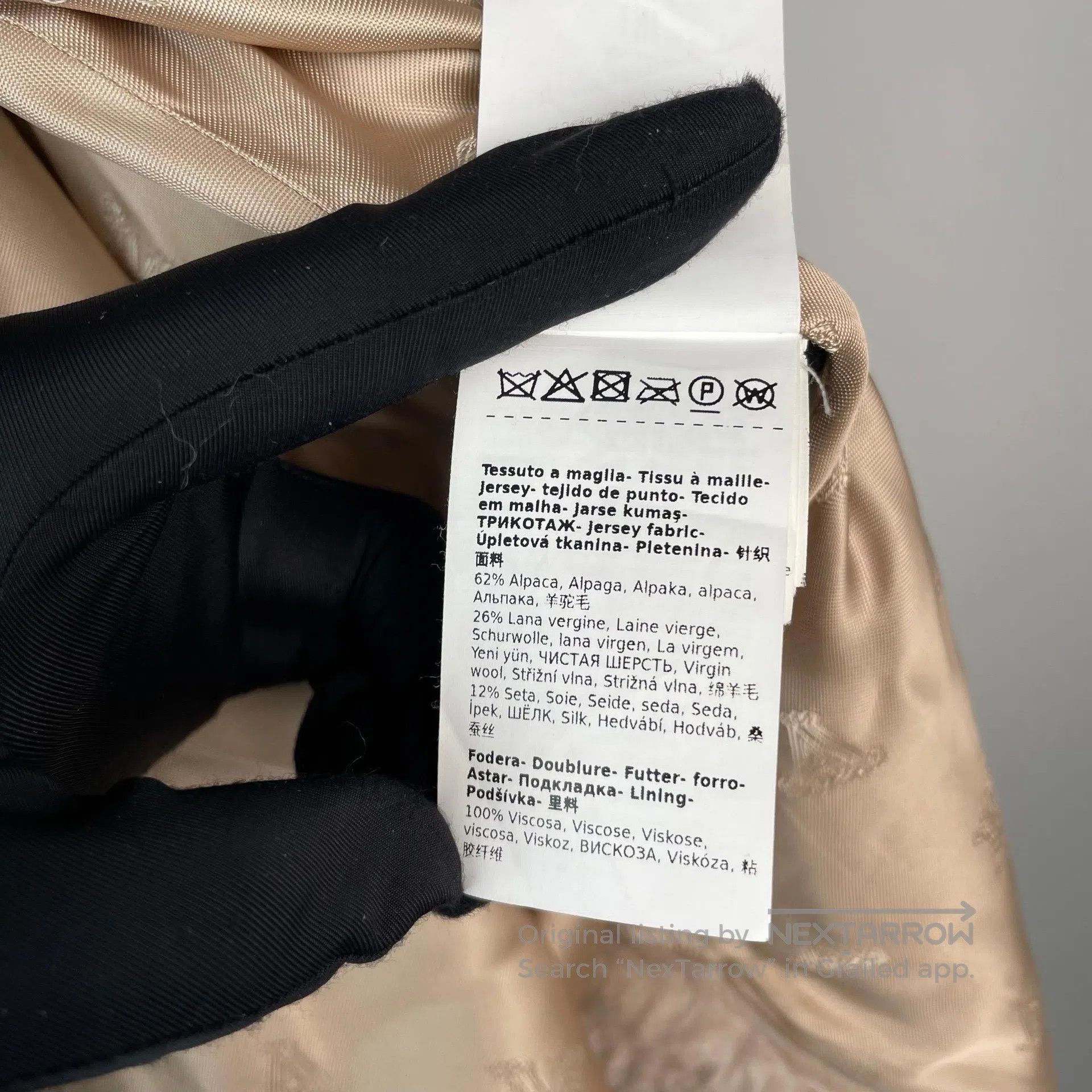 Max Mara Max Mara Beige alpaca teddy bear cloak coat| Size M / US 6-8 / IT 42-44 - 8 Thumbnail