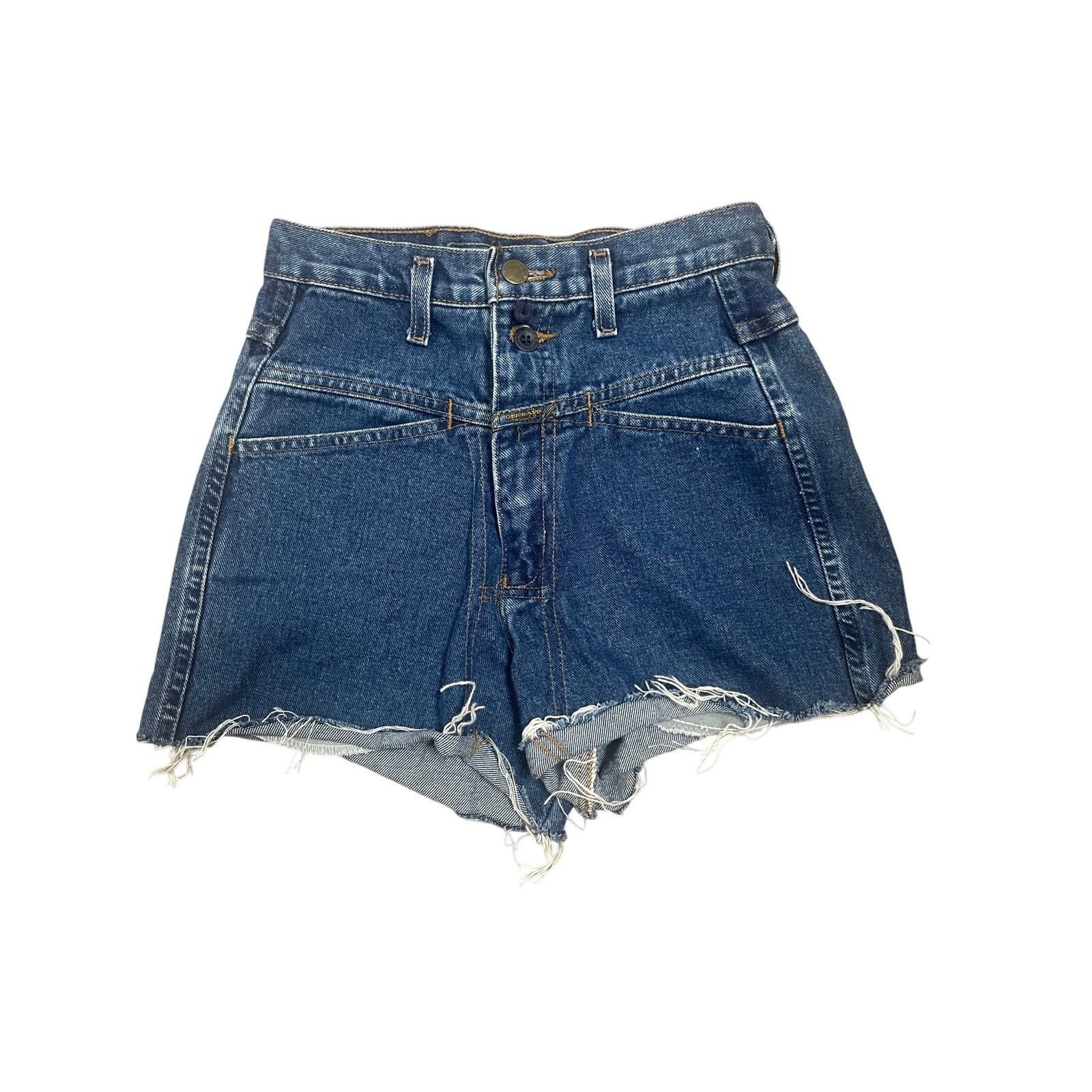 Marithe + Francois Girbaud VTG Girbaud Womens Size 3/4 Denim Cut Off Shorts Marithe Size 25" / US 0 / IT 36 - 1 Thumbnail