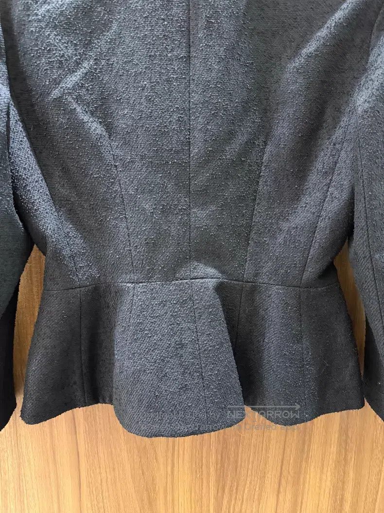 Dior Dior Black wool short coat Size XXS / US 00 / IT 34 - 4 Thumbnail
