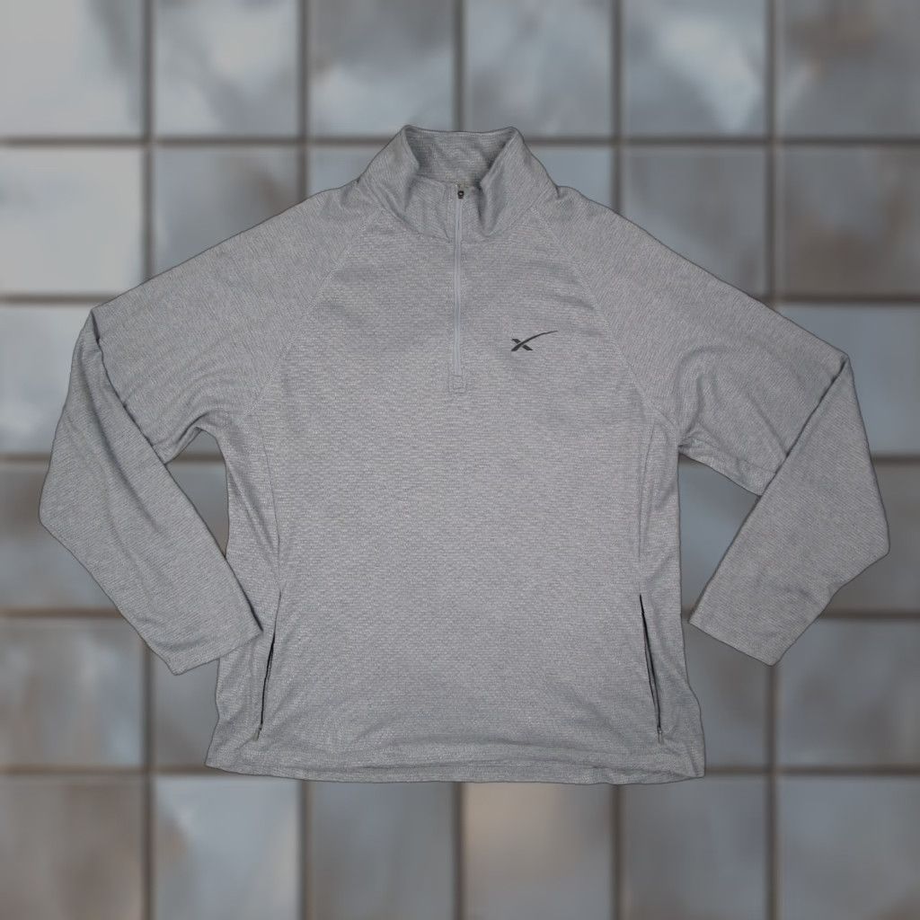 Vintage SpaceX Jacket Women 2XL Gray 1/2 Zip Long Sleeve Outdoor Hike Travel Work Size XXL / US 16-18 / IT 52-54 - 1 Thumbnail