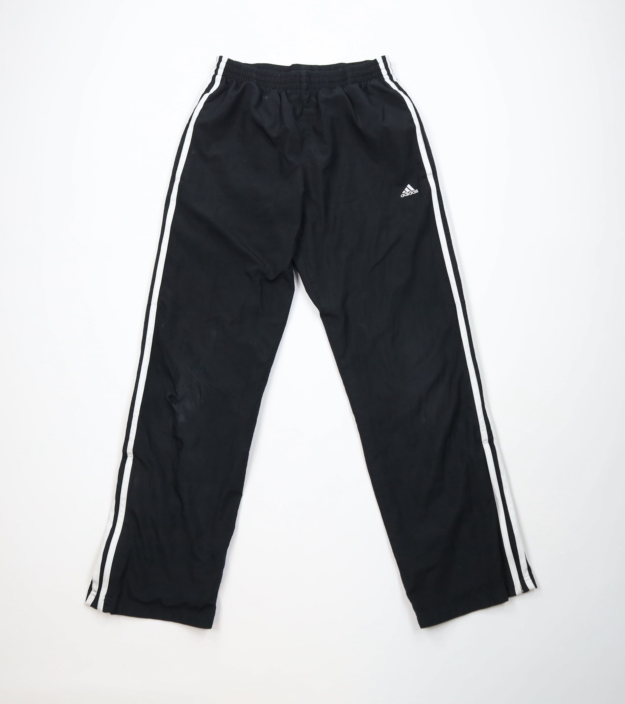 Adidas Vintage Y2K Adidas Spell Out Striped Lined Wide Leg Pants Size US 32 / EU 48 - 1 Thumbnail