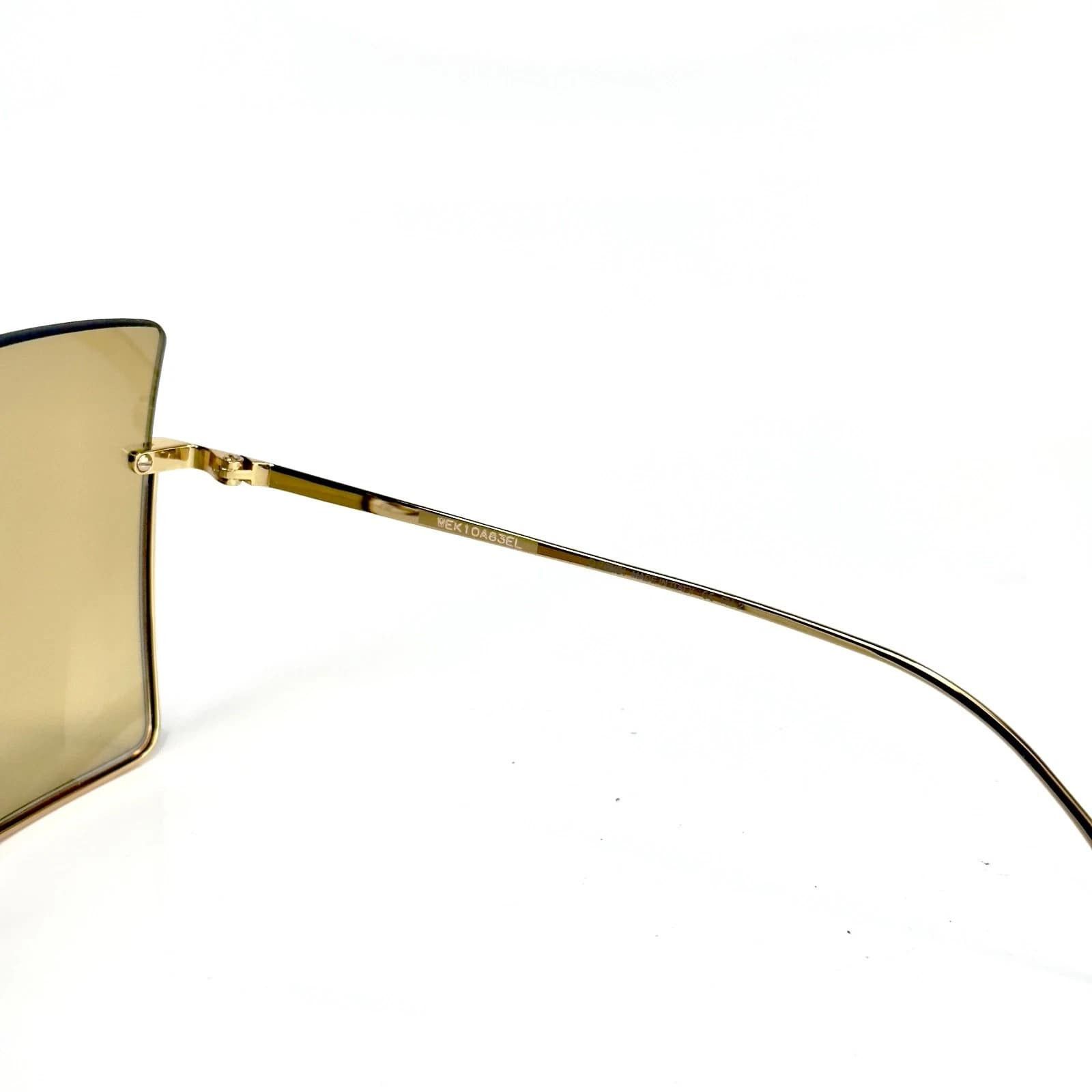 Fendi FENDI FF0401S PROMENEYE 0401 Yellow Retro Sunglasses Size ONE SIZE - 3 Thumbnail