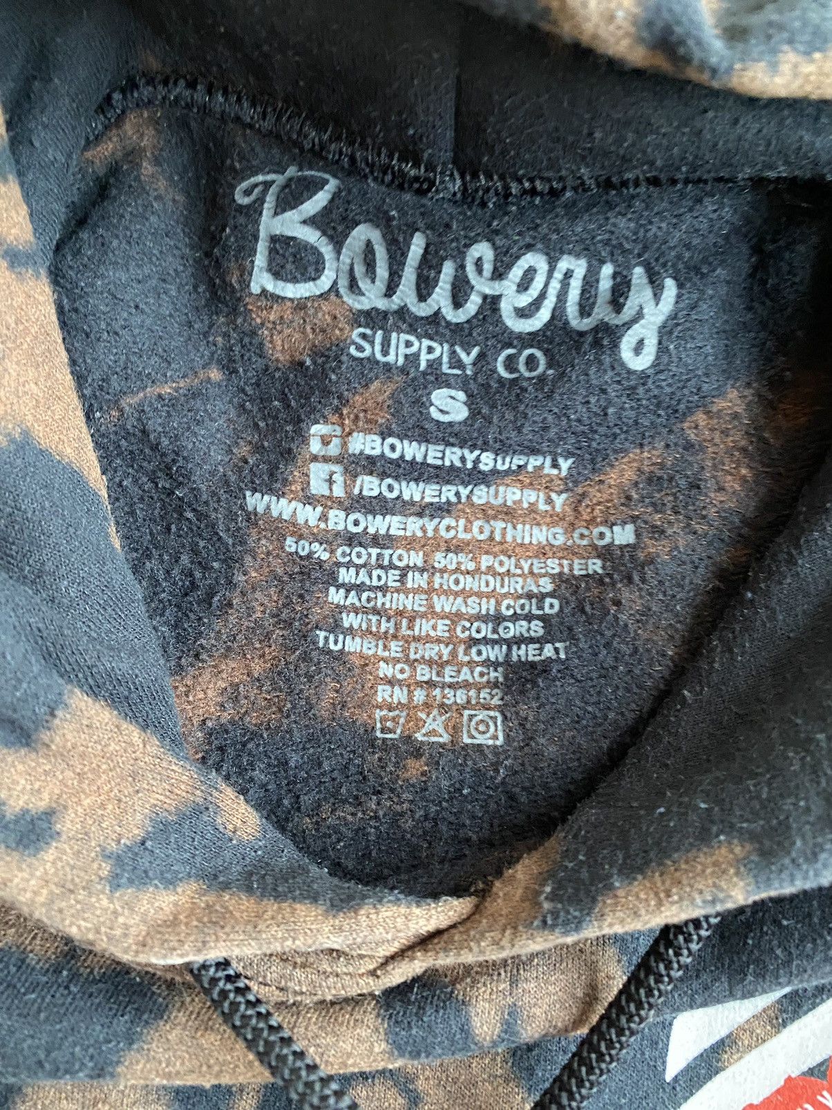 If Six Was Nine Bowery Supply Co Tie Die Hooded Size US S / EU 44-46 / 1 - 8 Thumbnail