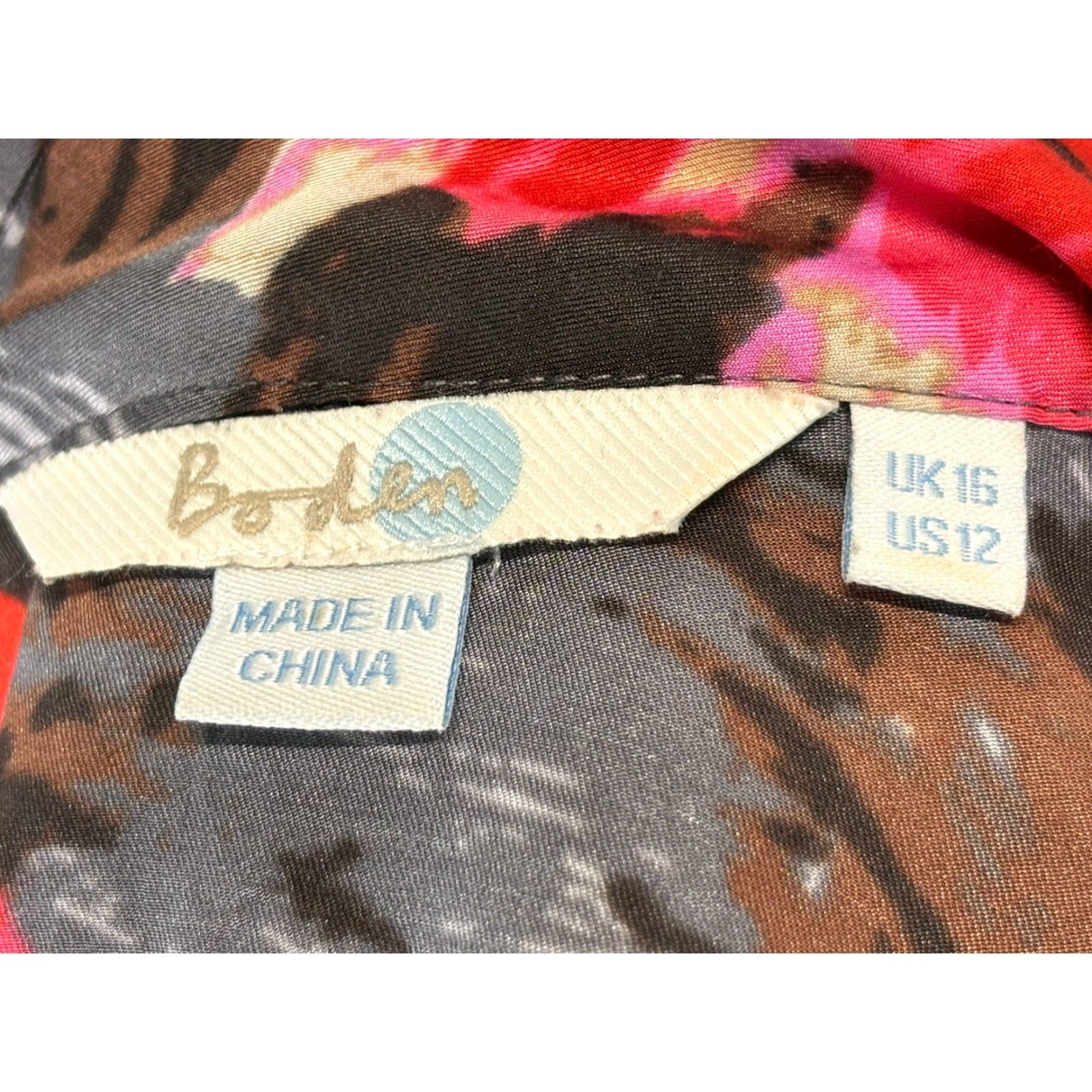 Boden Boden Shirt Women Size 12 Multicolor Floral Silk Blend Short Sleeve Womens Size XL / US 12-14 / IT 48-50 - 6 Thumbnail