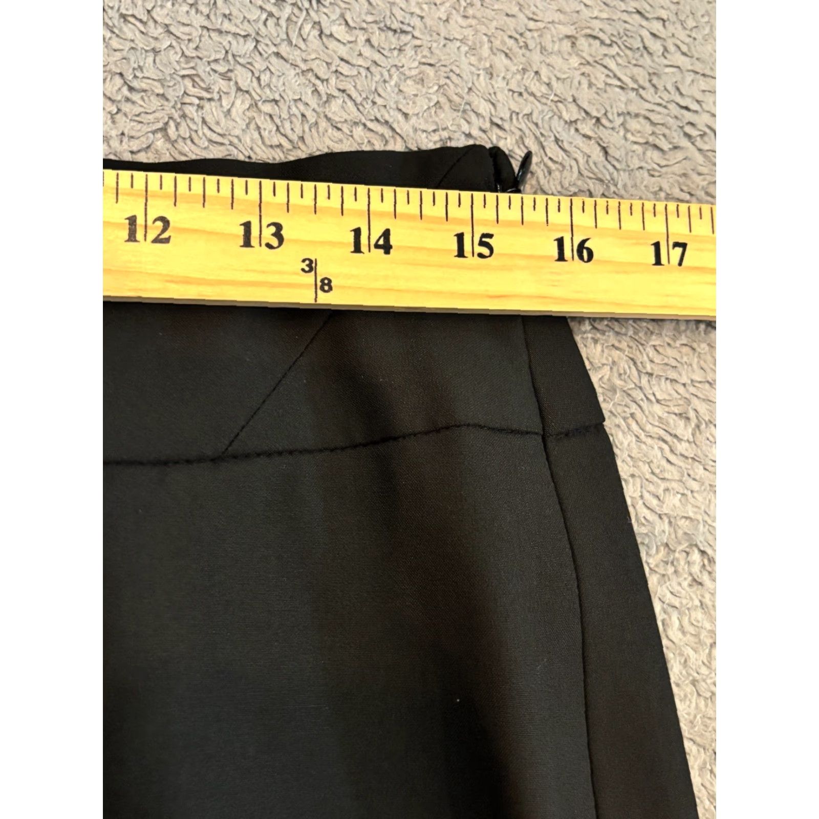 Vintage The Limited Pencil Skirt Womens 8 Black Straight Slit Workwear NWT Size 30" / US 8 / IT 44 - 4 Thumbnail