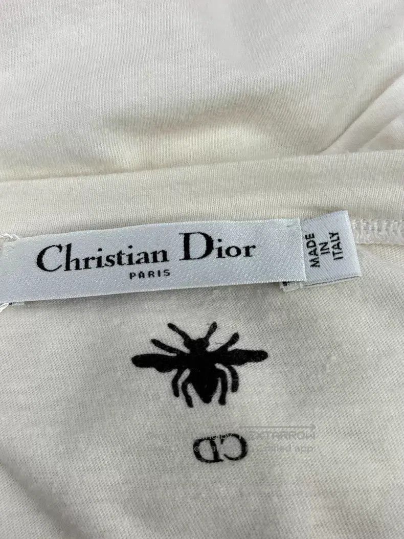 Dior Dior Beige letter print short-sleeved T-shirt Size XS / US 0-2 / IT 36-38 - 4 Thumbnail