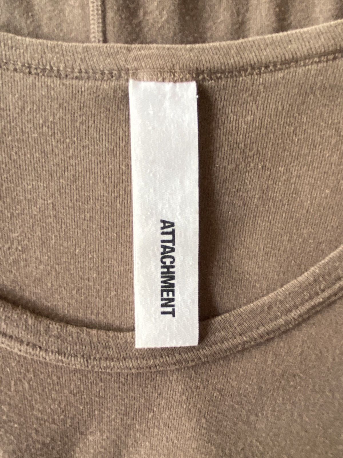 Attachment ATTACHMENT Brown three-quarter sleeve slim-fit T-shirt. Size M / US 6-8 / IT 42-44 - 3 Thumbnail