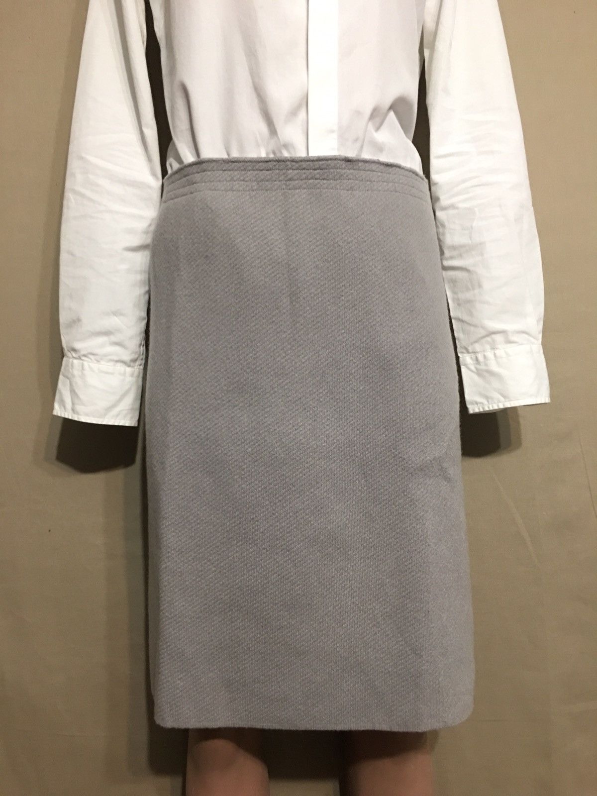 Other MORESI Como Italy Grey Pure Cashmere Skirt Size S Size 26" / US 2 / IT 38 - 2 Thumbnail