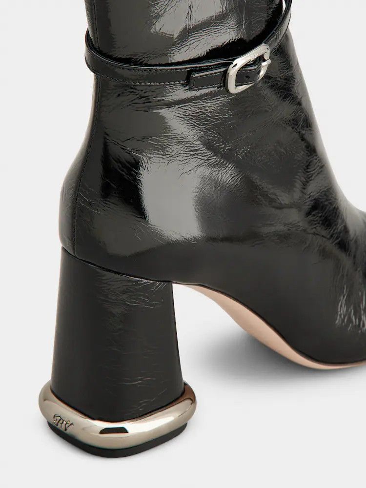 Roger Vivier o1s22i1n0824 Roundytoe Ankle Boots in Black Size US 10 / IT 40 - 3 Thumbnail