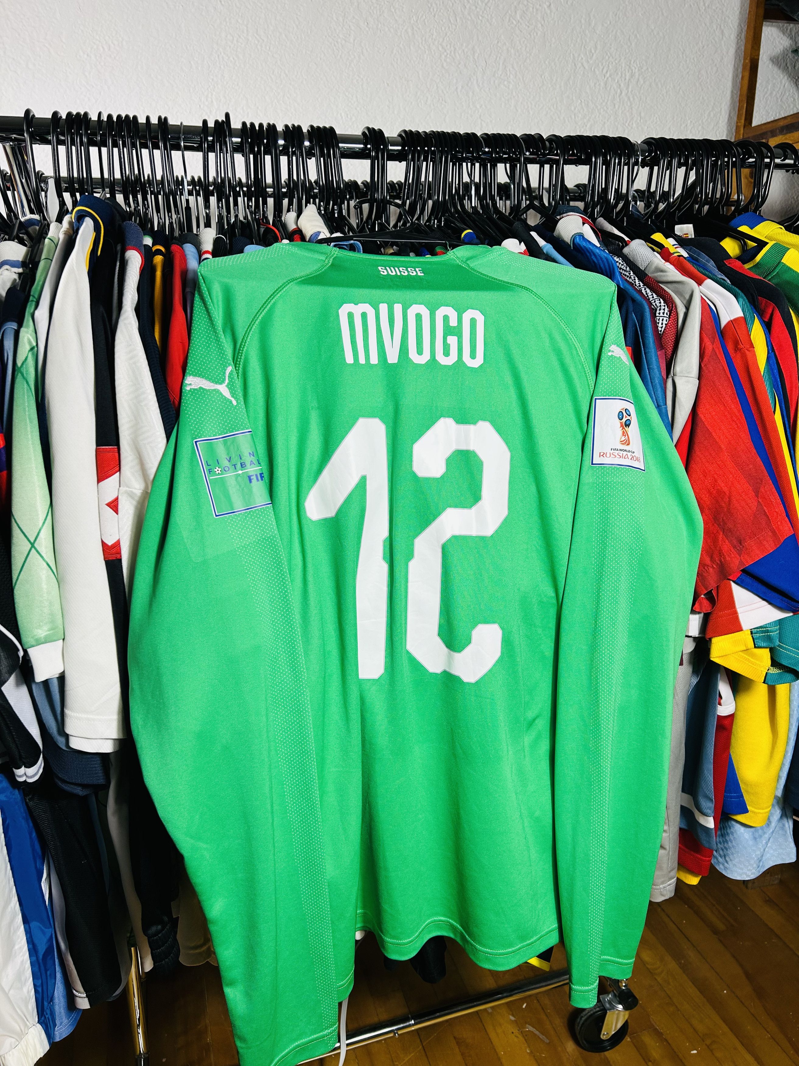 Puma Switzerland 2018 world cup GK jersey Size US XL / EU 56 / 4 - 2 Thumbnail