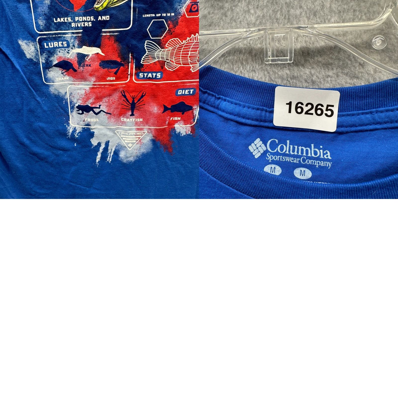 Vintage Columbia Shirt Adult Medium Blue PFG Outdoors Hiking Fishing Tee Casual Mens Shirt Size US M / EU 48-50 / 2 - 10 Thumbnail