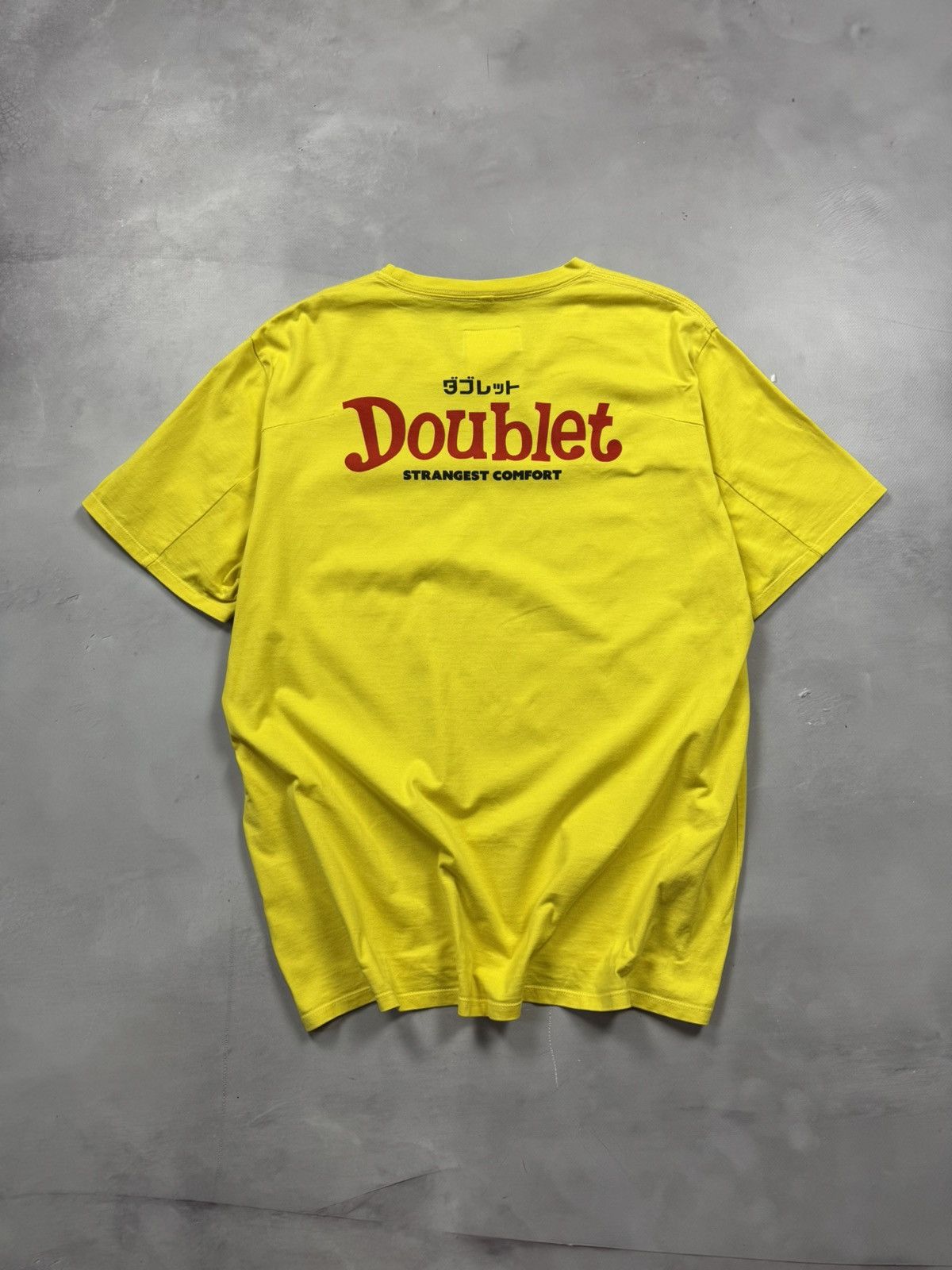 Doublet Aw20 Doublet Fami Tee(Yellow/Boxy L) Size US L / EU 52-54 / 3 - 1 Thumbnail