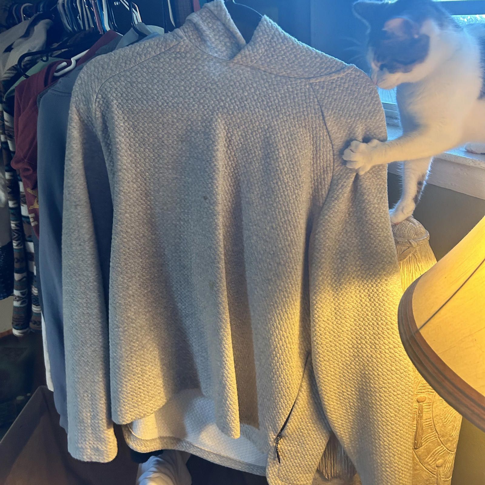 Other Snuggle Up Women's Hooded Sweatshirt - Cat Approved! Size M / US 6-8 / IT 42-44 - 1 Thumbnail