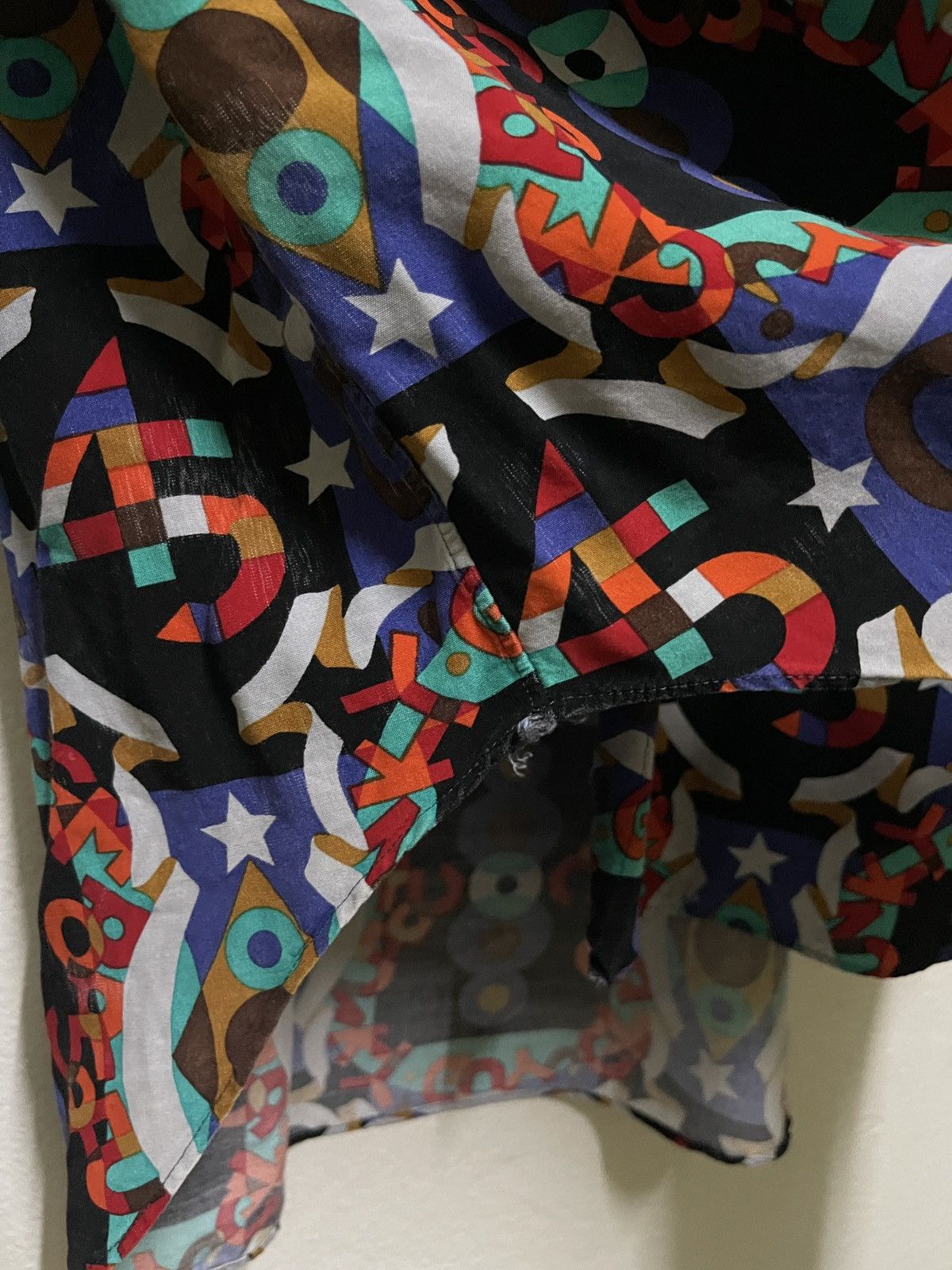 Japanese Brand × Vintage Grass Mens Jun Saito Full Print Shirt Size US L / EU 52-54 / 3 - 4 Thumbnail