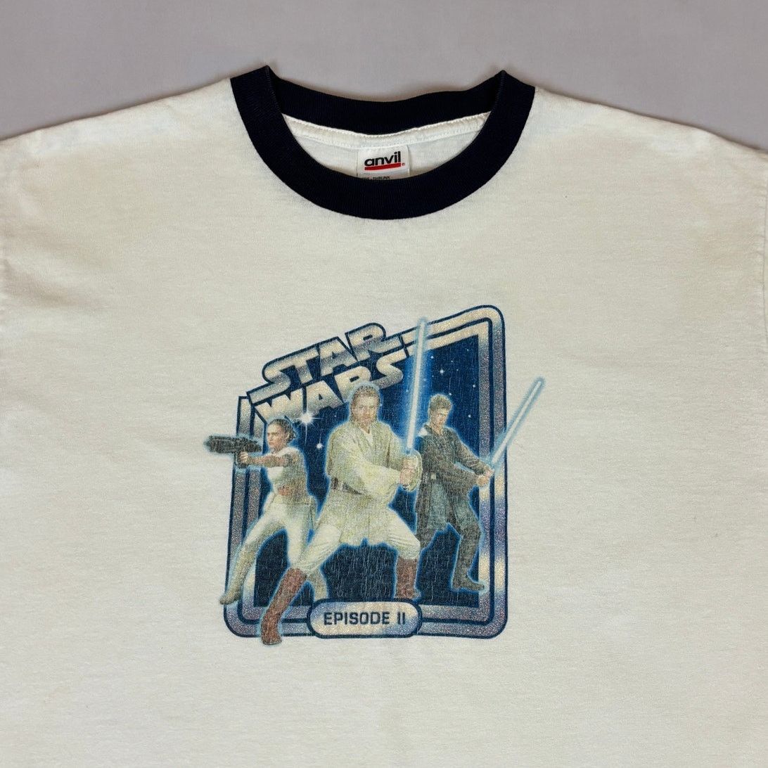 Vintage VTG Star Wars ILM Attack of the Clones Cast & Crew Ringer L Size US L / EU 52-54 / 3 - 1 Thumbnail