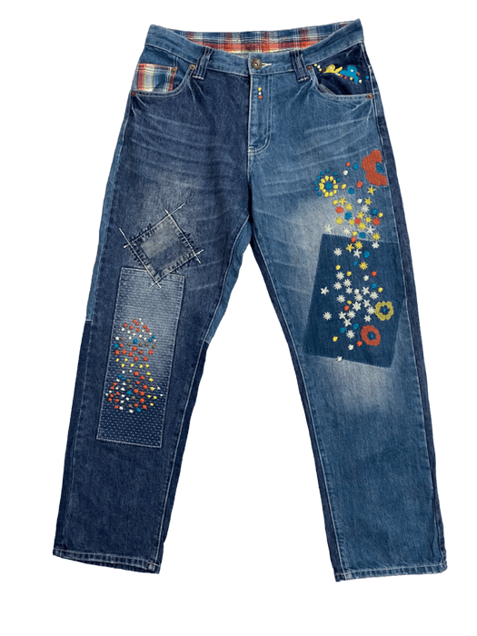 DIY, Custom PPFM Double Waist Denim Jeans