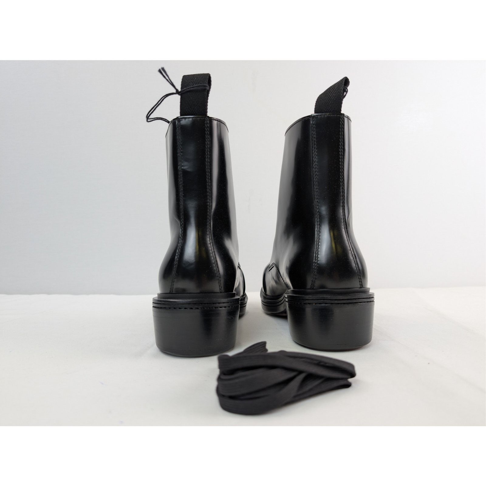 Bottega Veneta o1rshd1 Fireman Ankle Boots in Black Size US 8 / EU 41 - 11 Thumbnail