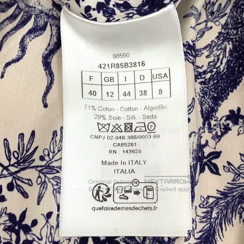 Dior Dior Colour-blocked sunflower full-print cotton short-slee Size S / US 4 / IT 40 - 7 Thumbnail