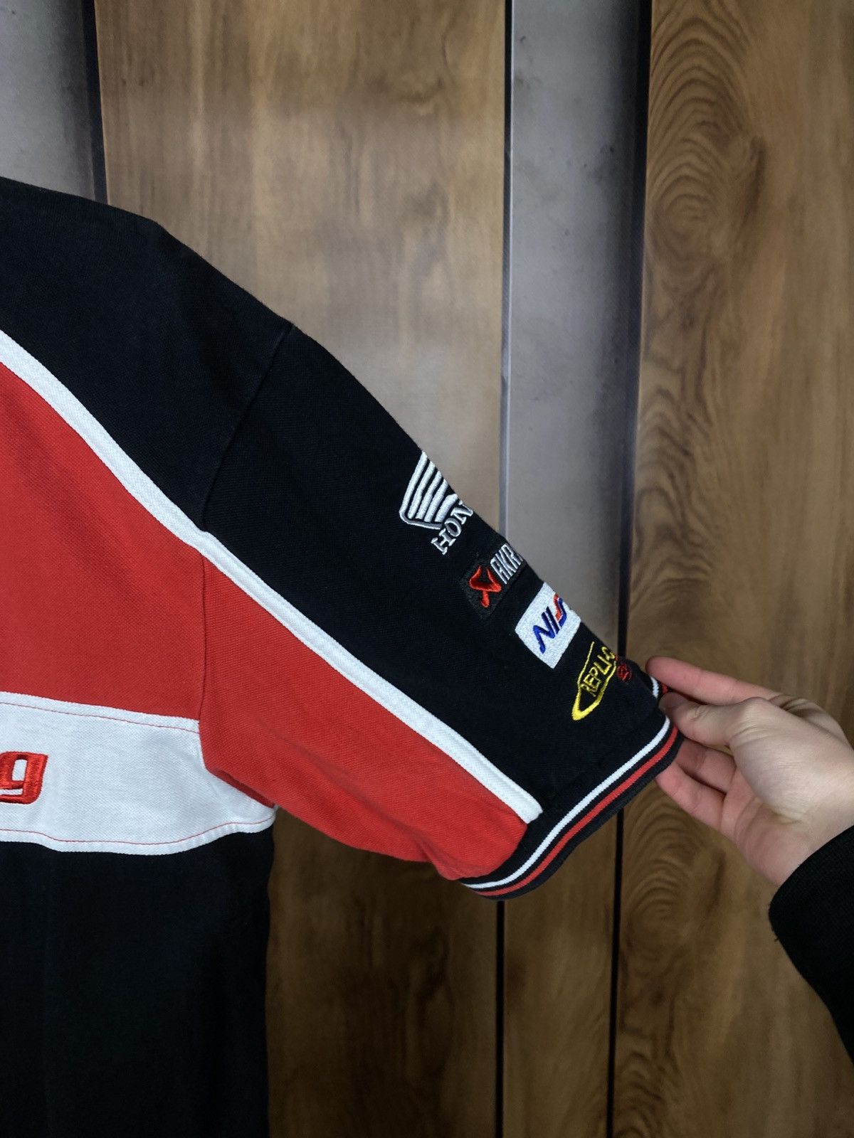 Honda 🏁Vintage Polo T-Shiry Honda Racing Official Licensed Tee🏁 Size US L / EU 52-54 / 3 - 8 Thumbnail