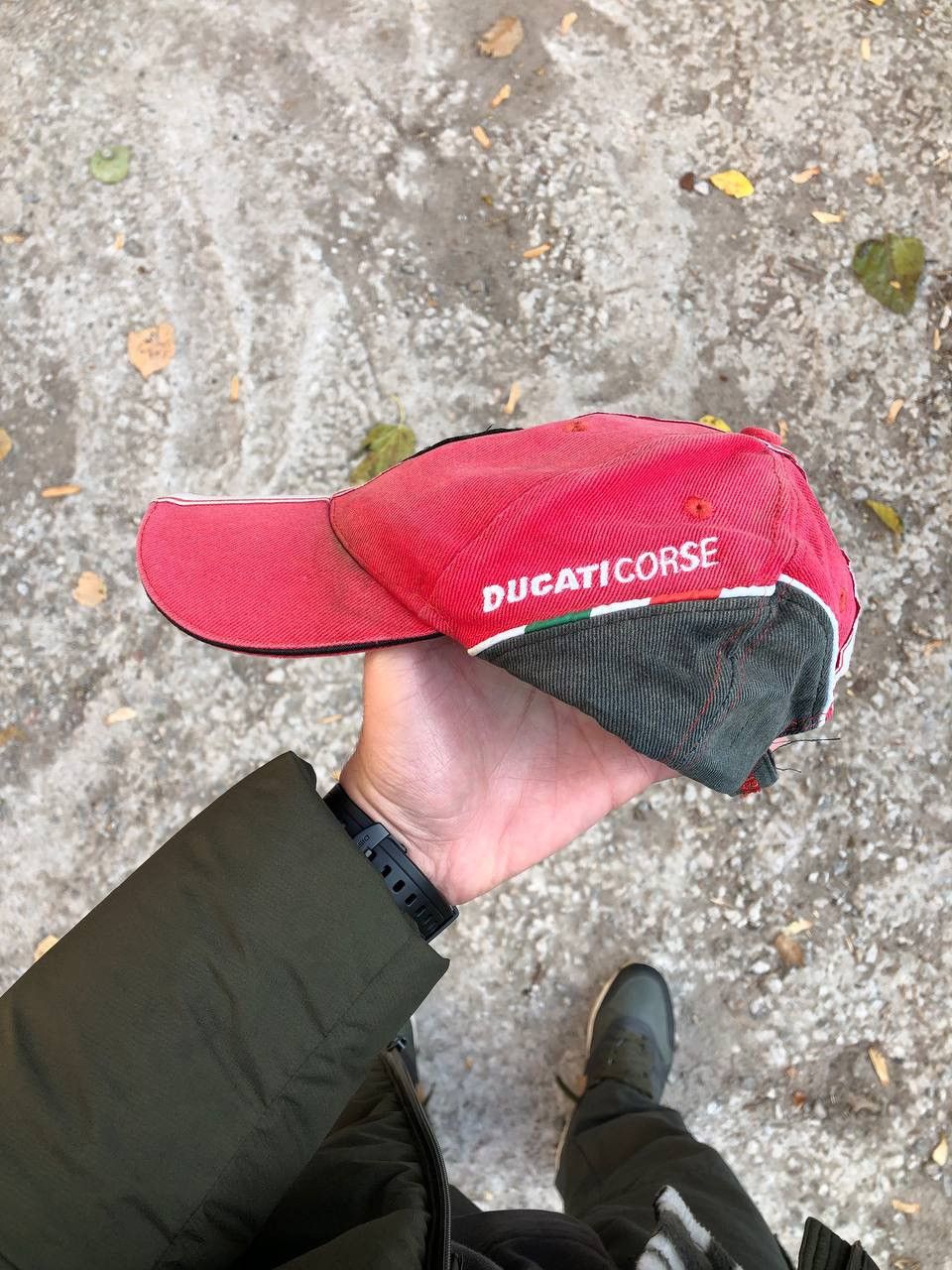 Ducati × Vintage VERY RARE DUCATI CORSE CAP RETRO MOTORCYCLE RACING Y2K 90s Size ONE SIZE - 3 Thumbnail
