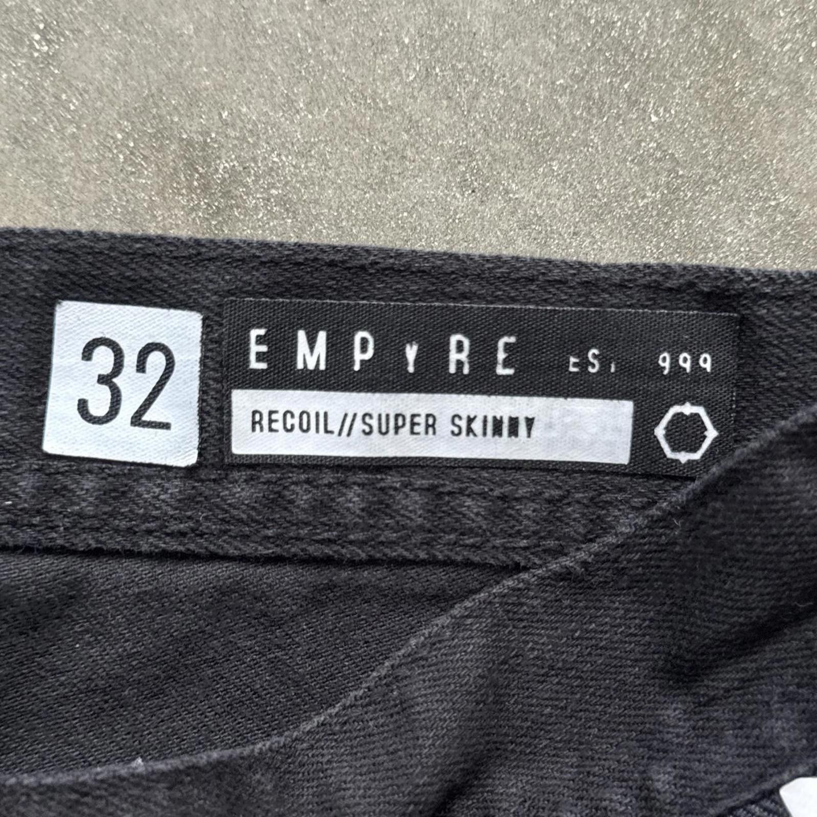 Empyre Empyere Checkered Stripe Jeans With Distressed Details Size US 32 / EU 48 - 7 Thumbnail