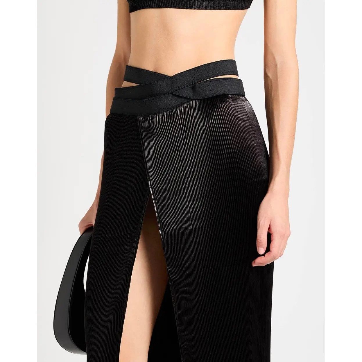 Yohji Yamamoto JUNYA WATANABE COMME des GARCONS - Pleated Long Maxi Skirt Size 29" - 7 Thumbnail
