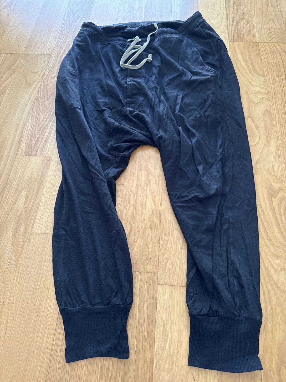 Rick Owens Drkshdw Rick Owens Darkshdw Black Prisioner Pant Size US 34 / EU 50 - 1 Thumbnail