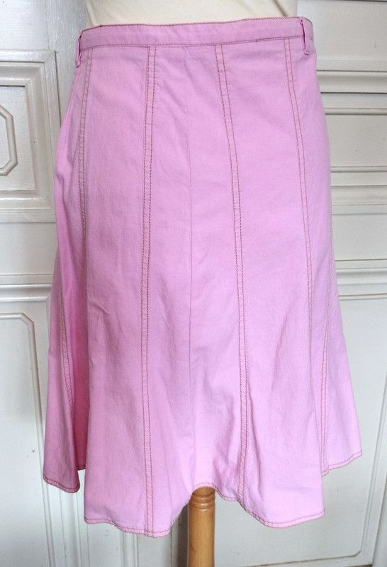 Sonia Rykiel Sonia Rykiel Jupe Godets Cotonnade T XL Size 30" / US 8 / IT 44 - 3 Thumbnail