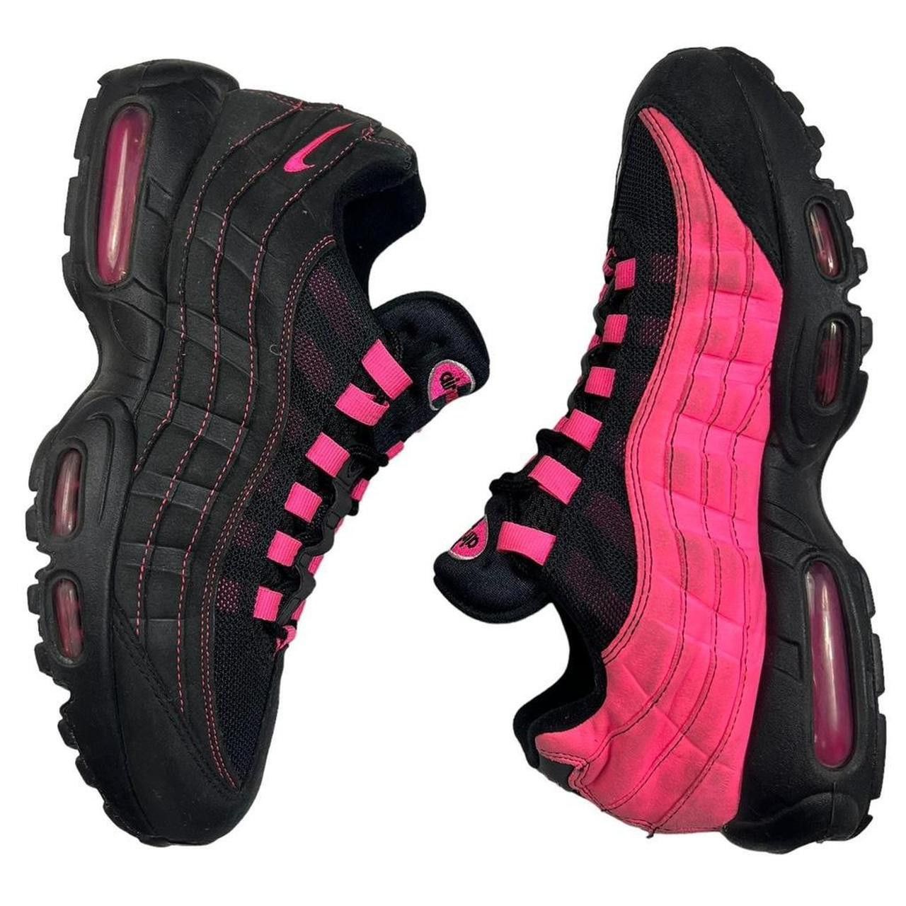 Nike Nike Air Max 95 Black Pink Blast - Size US 9.5 / EU 43 Size US 9.5 / EU 42-43 - 3 Thumbnail
