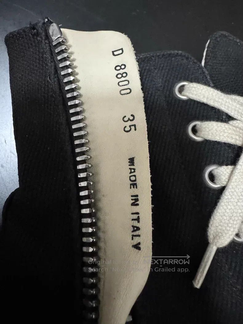 Rick Owens Rick Owens Chuck Taylor All Star Size US 4.5 / IT 34.5 - 9 Thumbnail