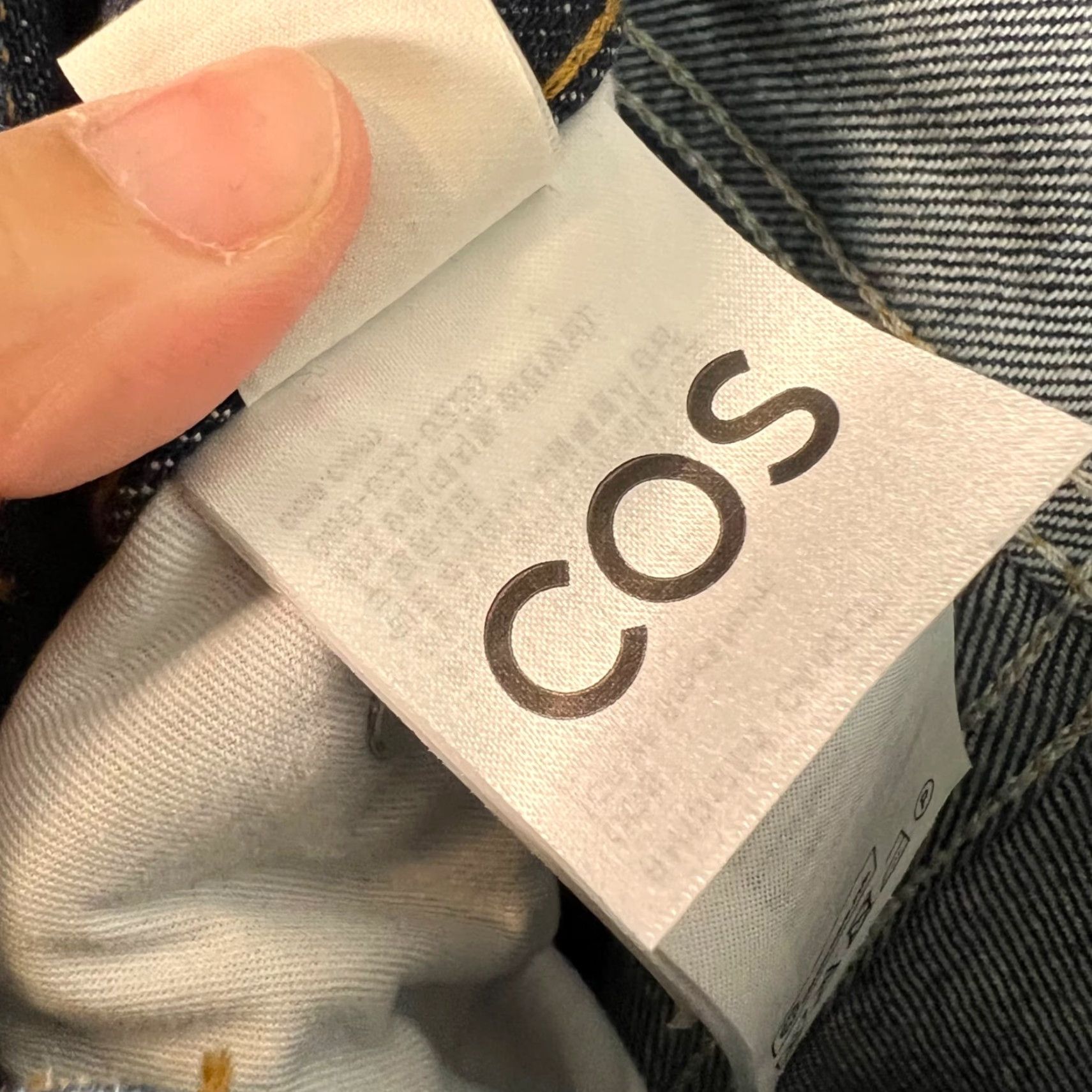 VINTAGE COS Jeans Women 27 Blue Denim 100% Cotton High Rise Cropped Womens