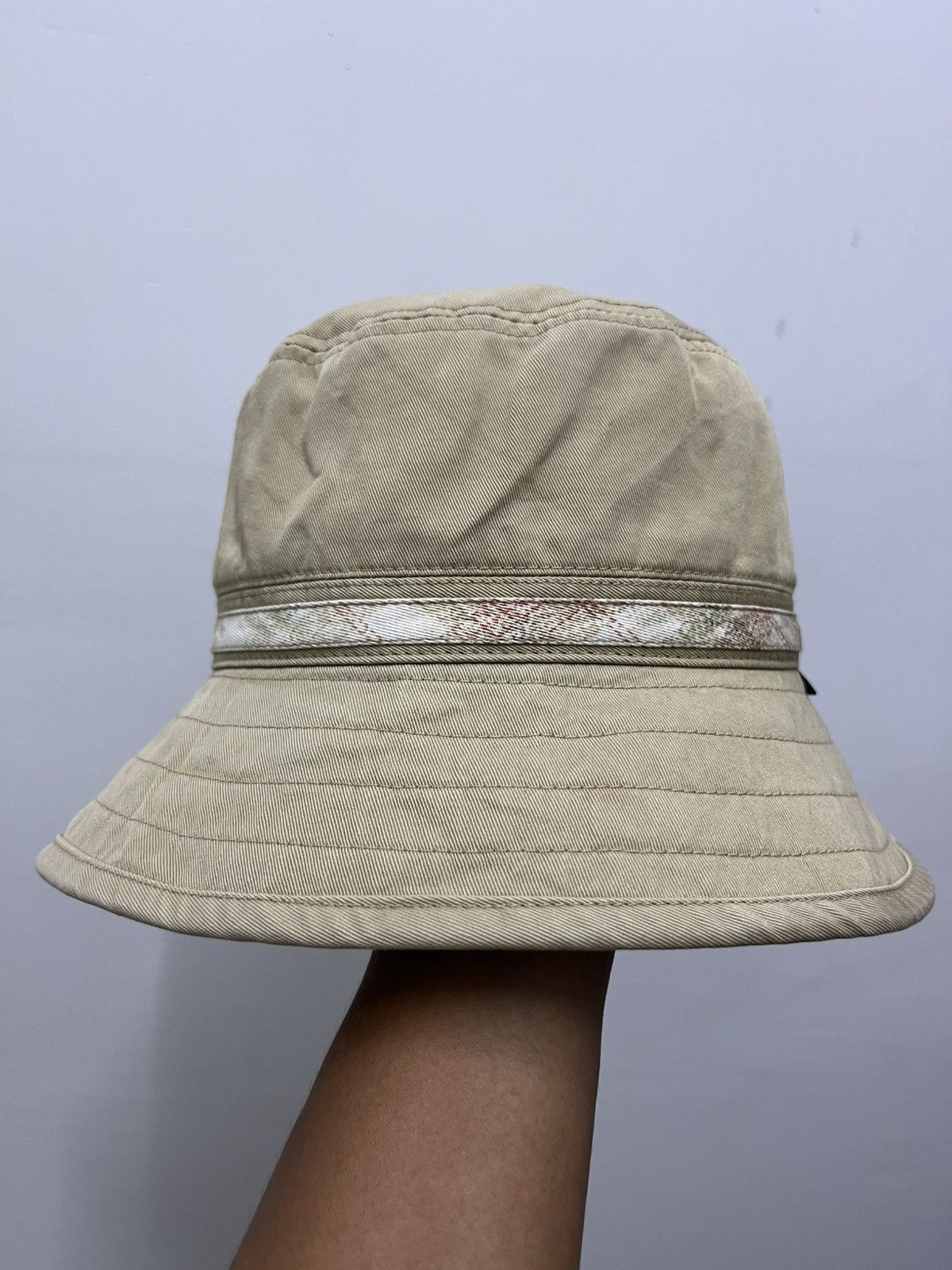 Yohji Yamamoto Vintage Yohji Yamamoto Y’SACCS Sacsny Khaki Bucket Hats Size ONE SIZE - 2 Thumbnail