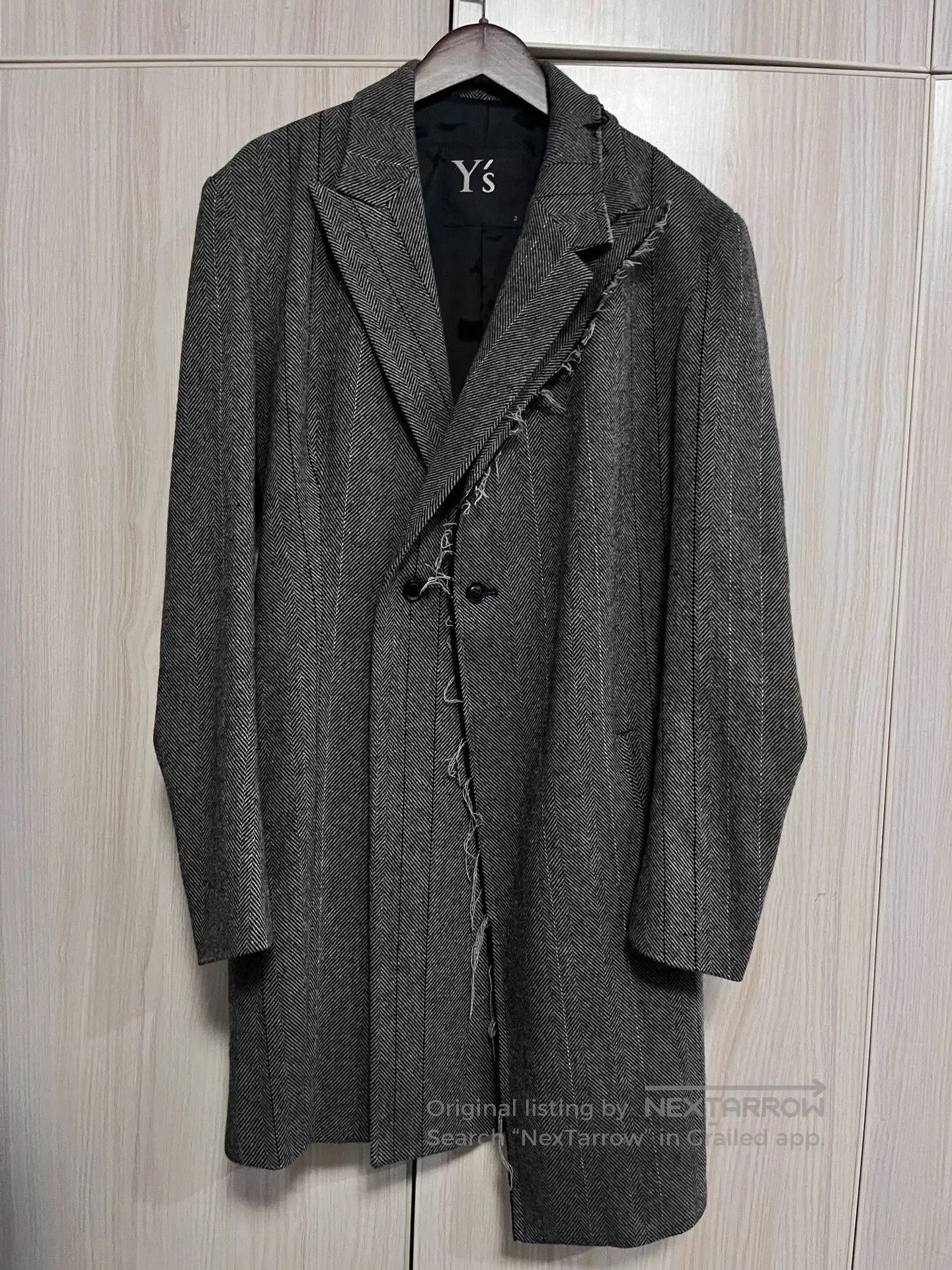 Y's Yohji Yamamoto Y's Asymmetrical Suit Jacket. Size US M / EU 48-50 / 2 - 1 Thumbnail
