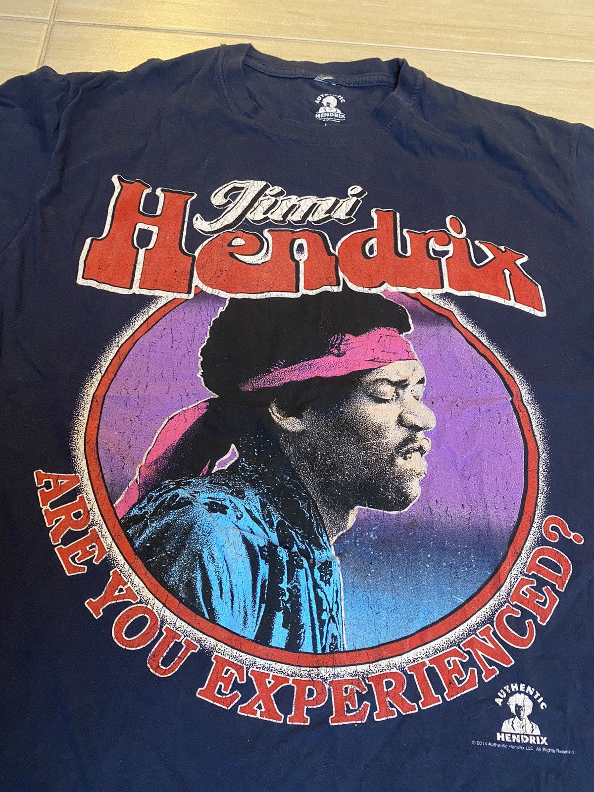Band Tees × Jimi Hendrix × Vintage Vintage Jimi Hendrix T-Shirt Size US L / EU 52-54 / 3 - 4 Thumbnail