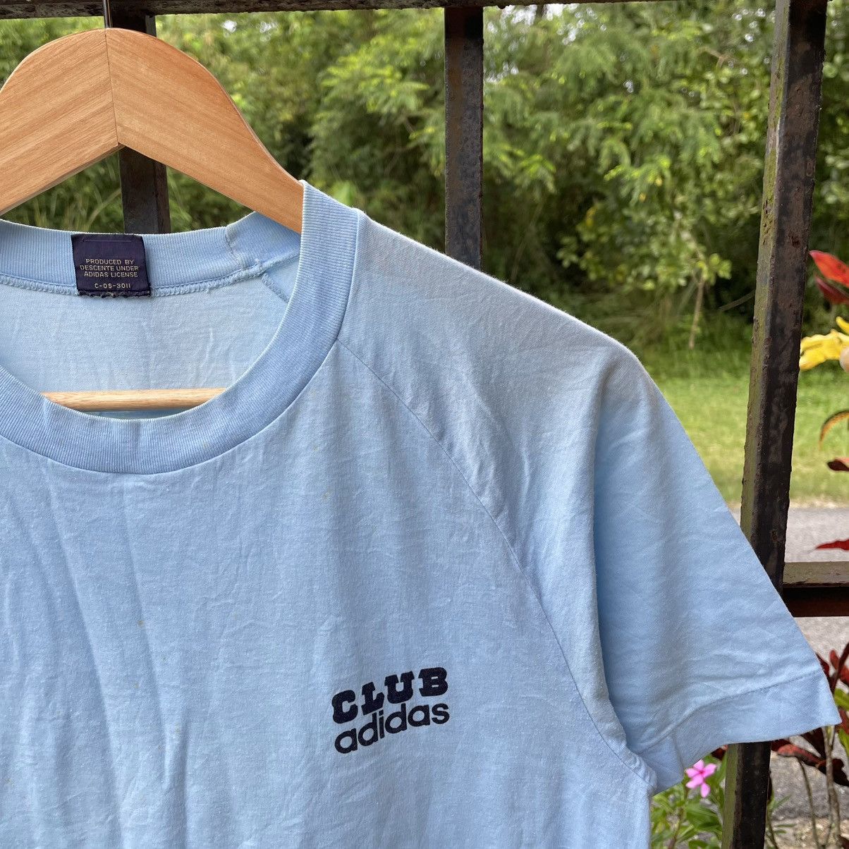 Adidas 🔥🇯🇵Vintage 90s Adidas Club Mini Spellout Raglan Tee Size US M / EU 48-50 / 2 - 3 Thumbnail
