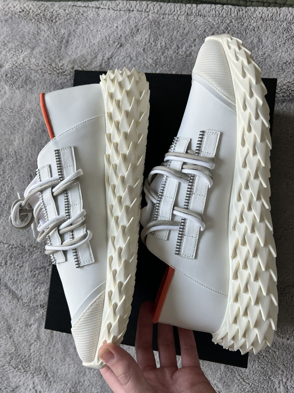 Giuseppe Zanotti Guiseppe Zanotti Urchin Low Sneakers Size US 10 / EU 43 - 11 Thumbnail