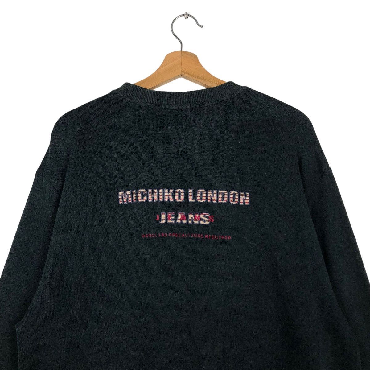 Japanese Brand 🔥Vtg Michiko London Jeans Sweatshirt Big Logo Spell Out Size US M / EU 48-50 / 2 - 9 Thumbnail
