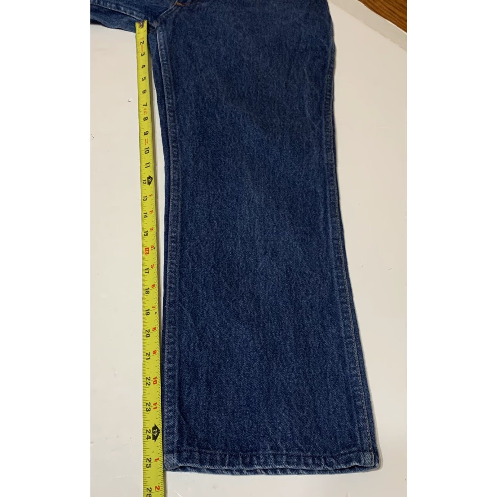 Wrangler VINTAGE Wrangler Jeans 915PW Mens Regular Fit Blue Denim 29x25 Jeans Mens 1980s Blue Denim 915PW Mens Regular Fit Jeans Size US 29 - 5 Thumbnail