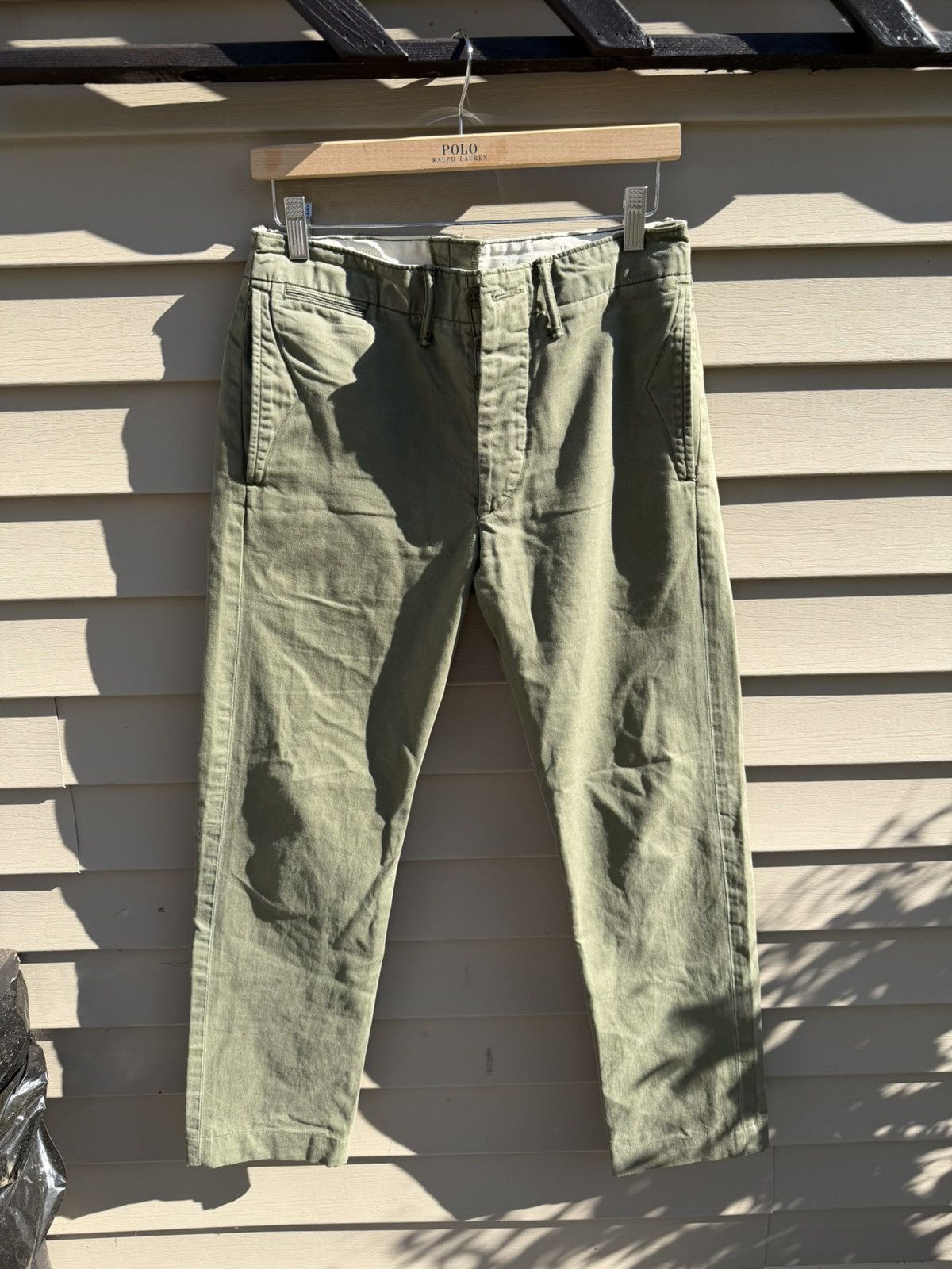 RRL Ralph Lauren RRL OFFICER CHINO Size US 29 - 1 Thumbnail