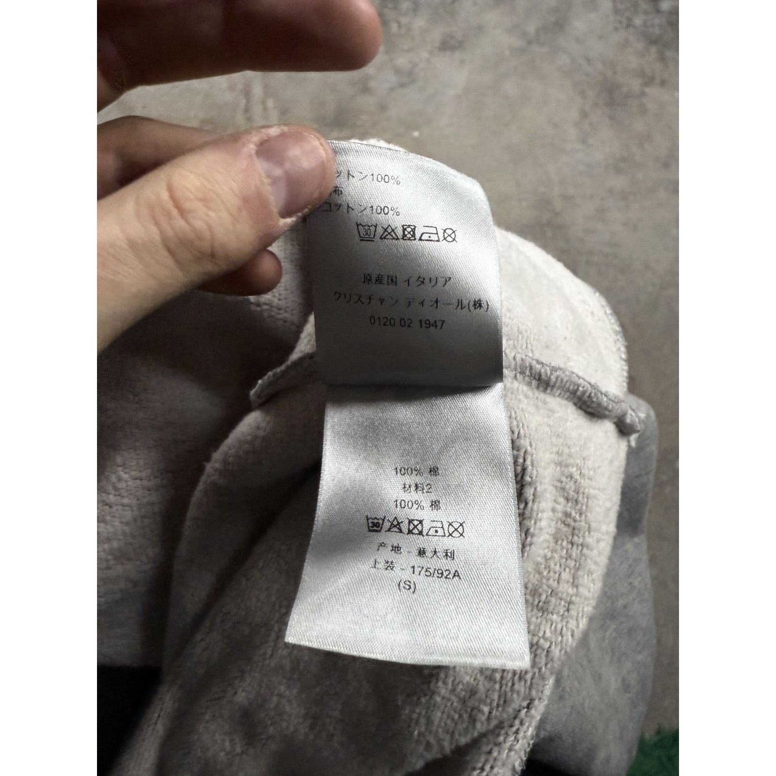 Dior Dior CD Logo Crewneck Grey Used Small Size US S / EU 44-46 / 1 - 3 Thumbnail
