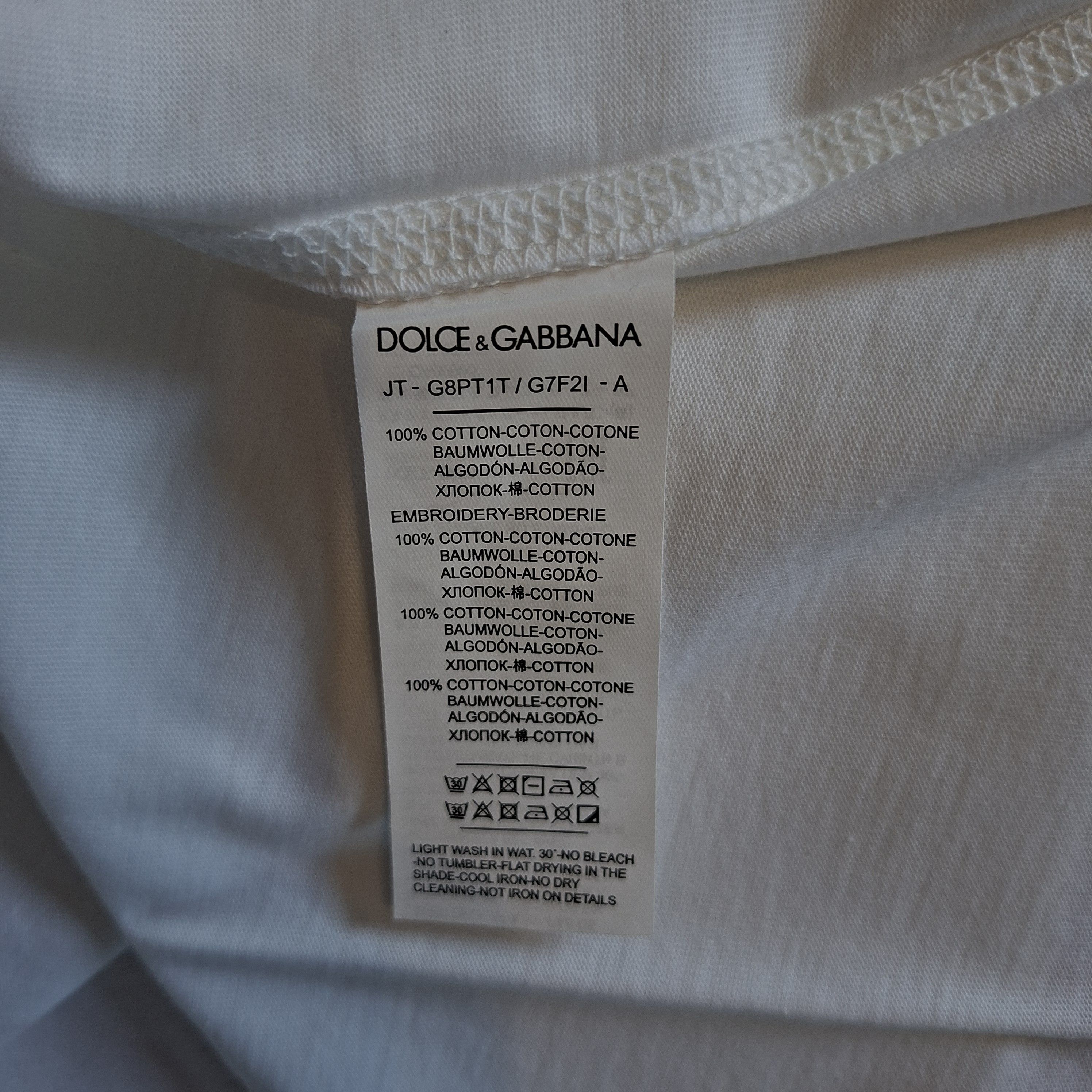Dolce & Gabbana Dolce Gabbana t shirt size L 50 Size US L / EU 52-54 / 3 - 5 Thumbnail