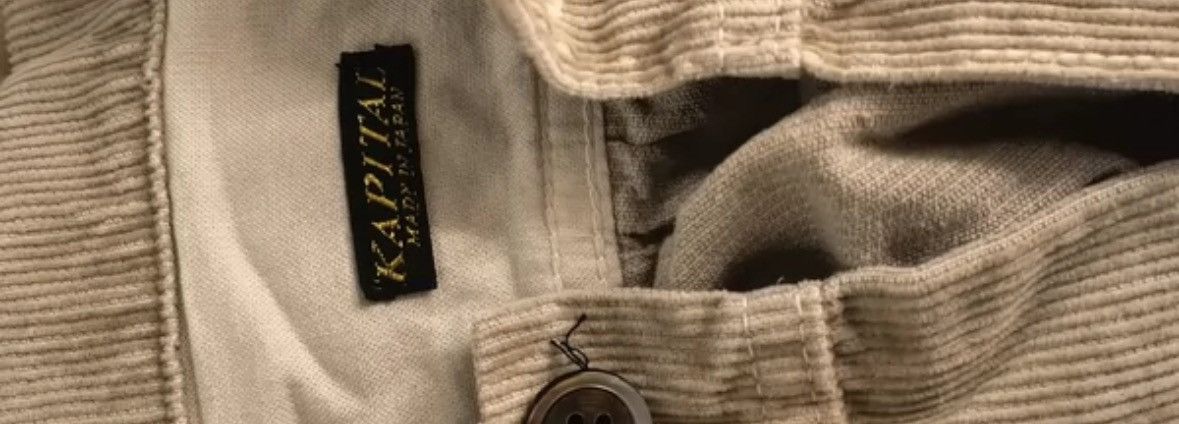 Kapital KAPITAL Retro Corduroy Light Brown Coat 2412-Nextarrow Size US M / EU 48-50 / 2 - 5 Thumbnail