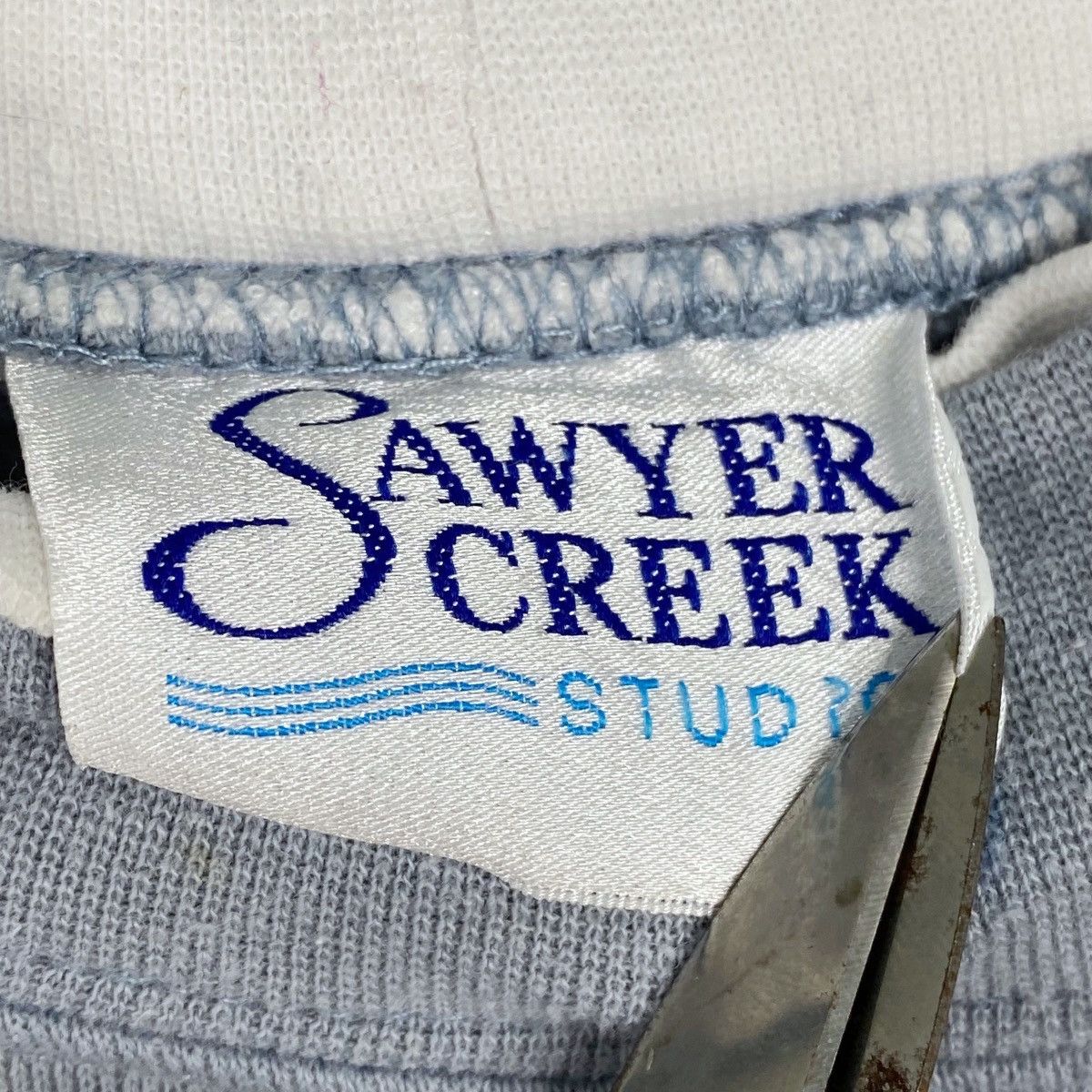 Vintage Vintage Sawyer Creek Burg Graphic Double Collar Sweatshirt Size L / US 10 / IT 46 - 5 Thumbnail