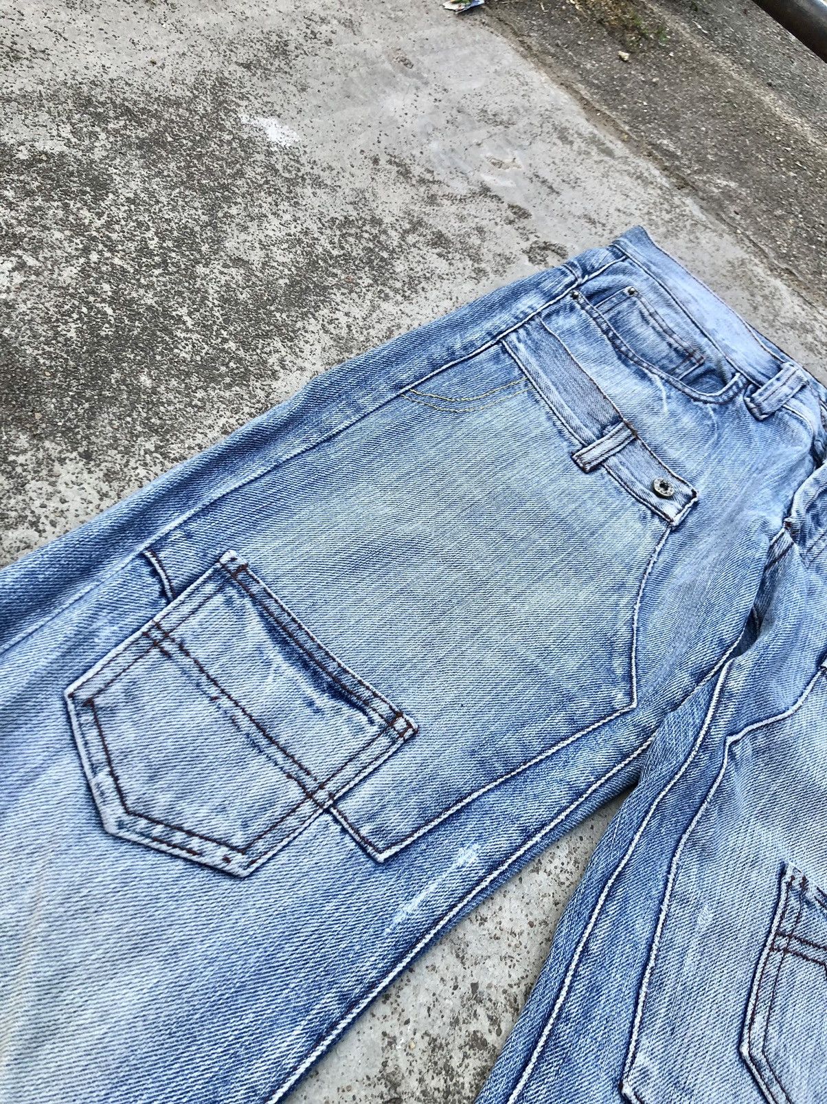 Hypebeast DOUBLE KNEE MULTIPOCKET B&B DENIM Size US 32 / EU 48 - 3 Thumbnail