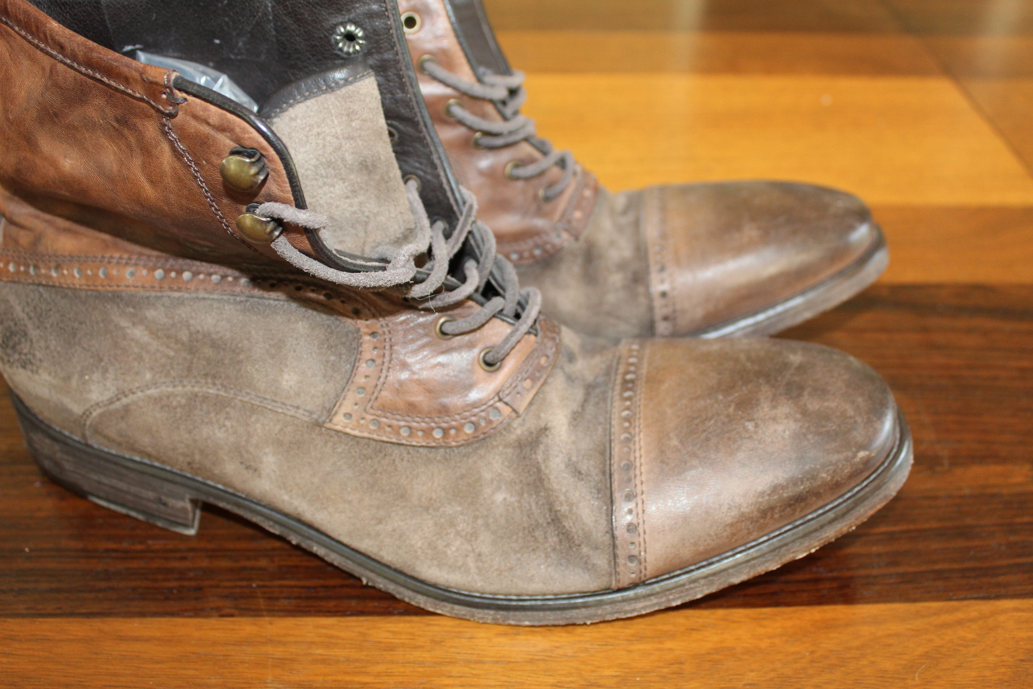 Varvatos 2132 VIP Cap Toe Boots – Fall 2013 Made in Italy (