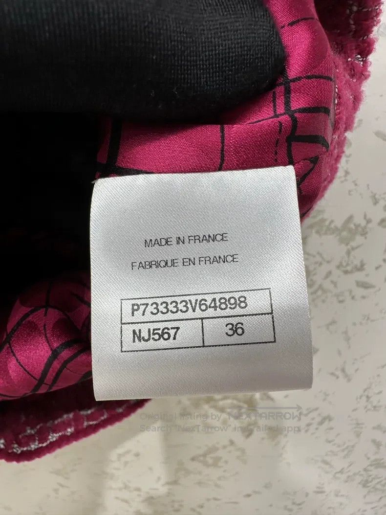 Chanel Chanel 22 Autumn and Winter Preview Series Rose Red Vest Size XS / US 0-2 / IT 36-38 - 4 Thumbnail