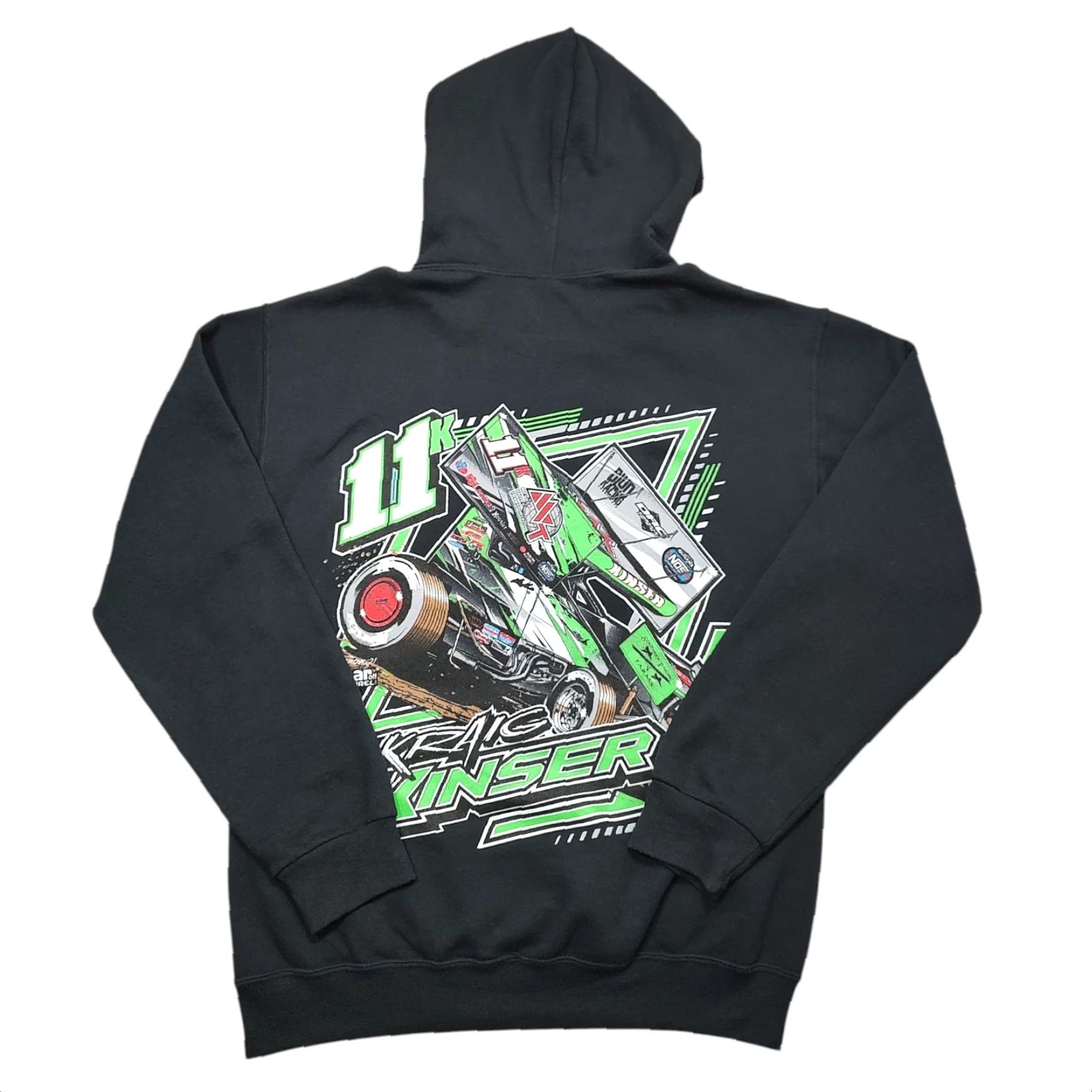 Gildan VINTAGE Kraig Kinser 11K Remy Crew Sweatshirt Hoodie XL Black Men Pullover Racing Dirt Nascar Indy 500 Daytona 500 Vintage Winged Sprint Car Size US XL / EU 56 / 4 - 2 Thumbnail