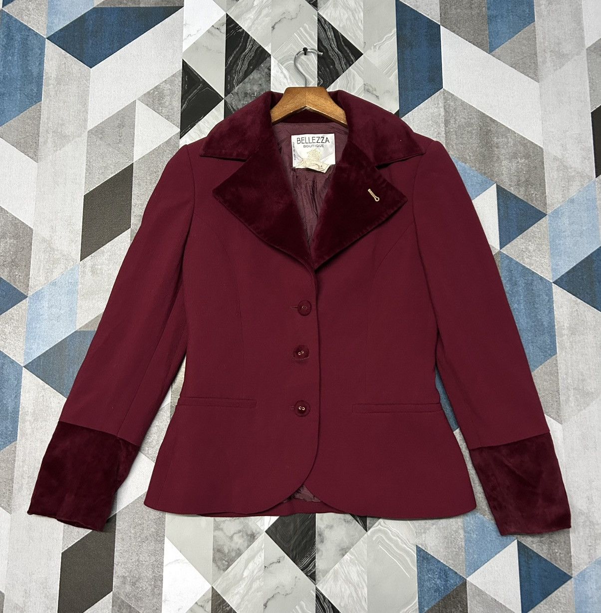Designer × Vintage 🔥🔥 Vintage BELLEZZA BOUTIQUE Blazer Size S / US 4 / IT 40 - 1 Thumbnail