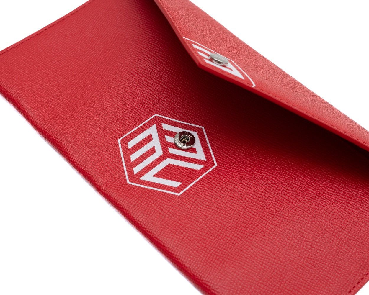 MCM MCM Red Canvas Logo Envelope Cosmetics Pouch Size ONE SIZE - 7 Thumbnail