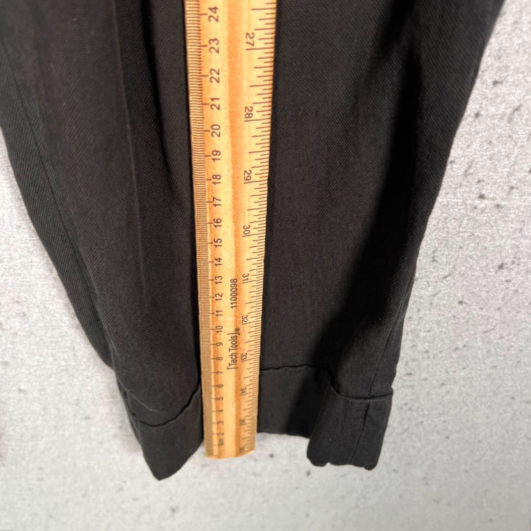 Everlane Everlane Womens Size 0 Black Tencel Pleated Pants Relaxed Fit Size 25" / US 0 / IT 36 - 6 Thumbnail